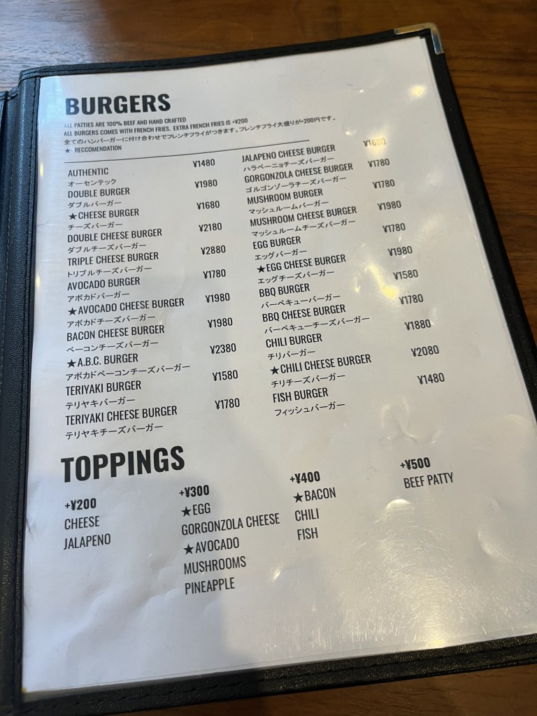 マティーニ　メニュー2